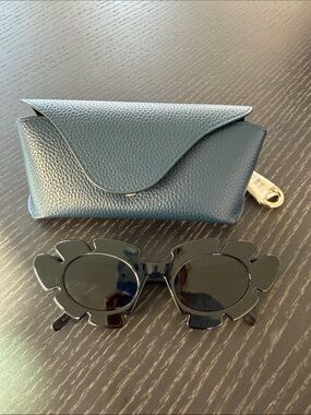 Loewe black flower sunglasses